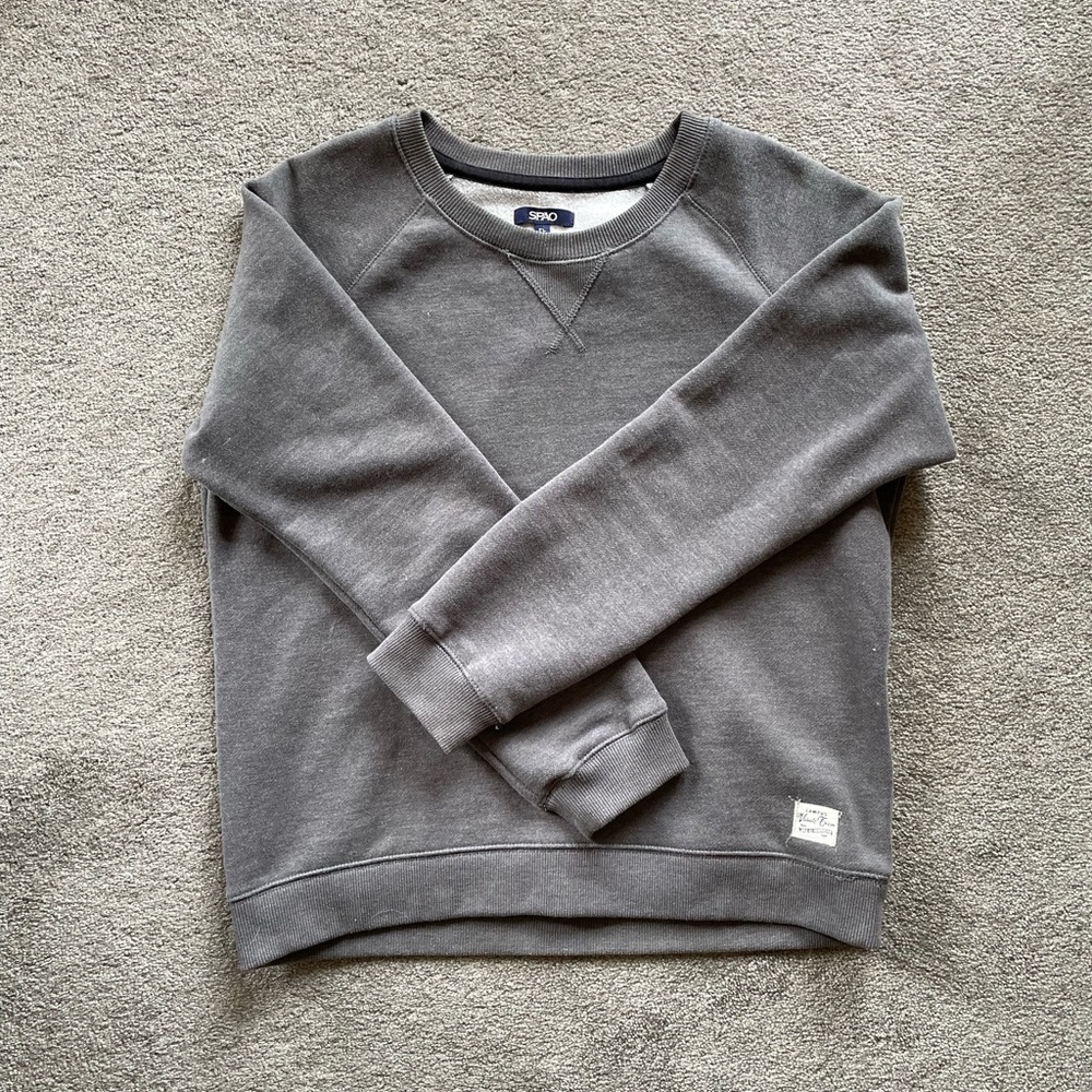 Spao Varsity Crewneck Sweater